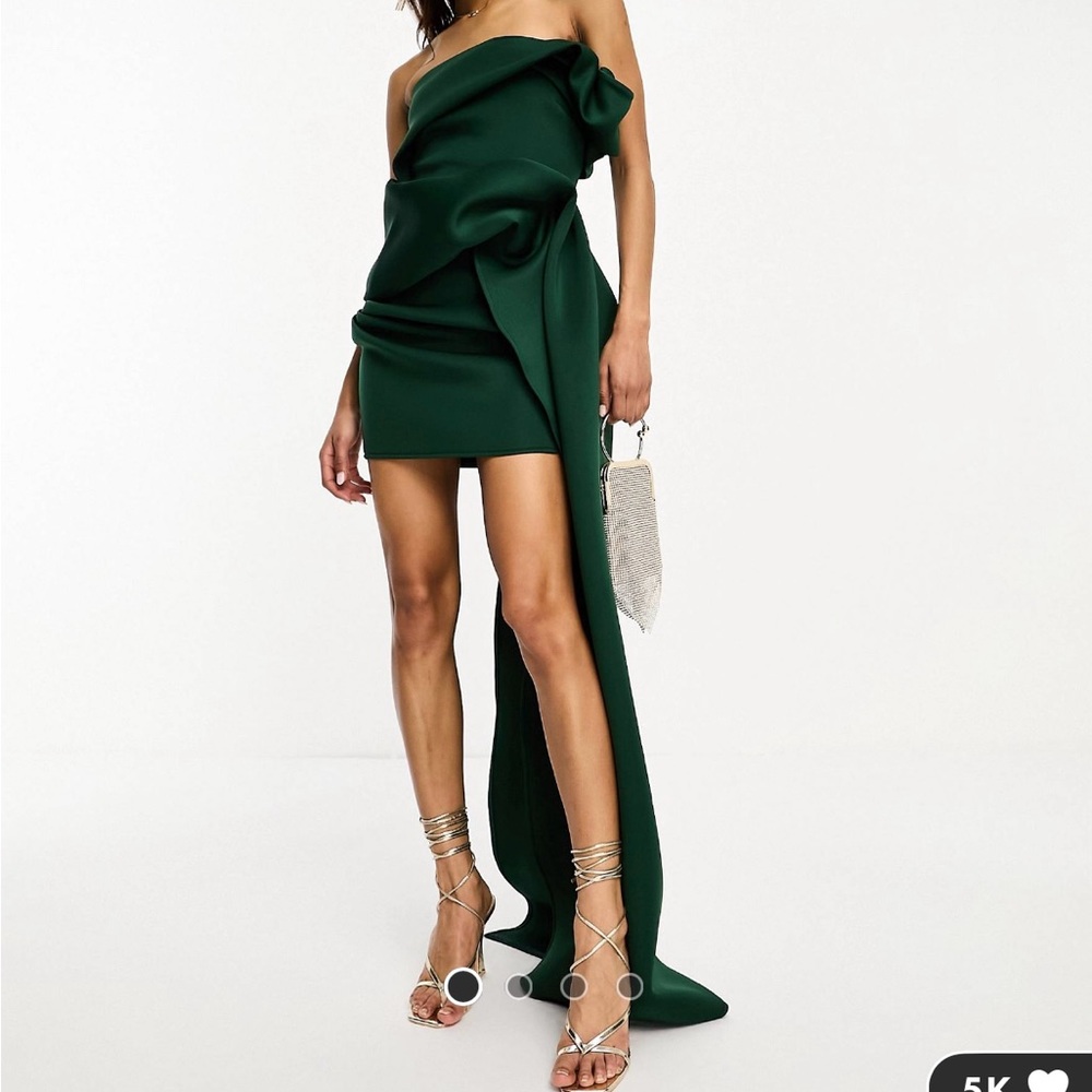 ASOS One Shoulder Structured Mini Dress